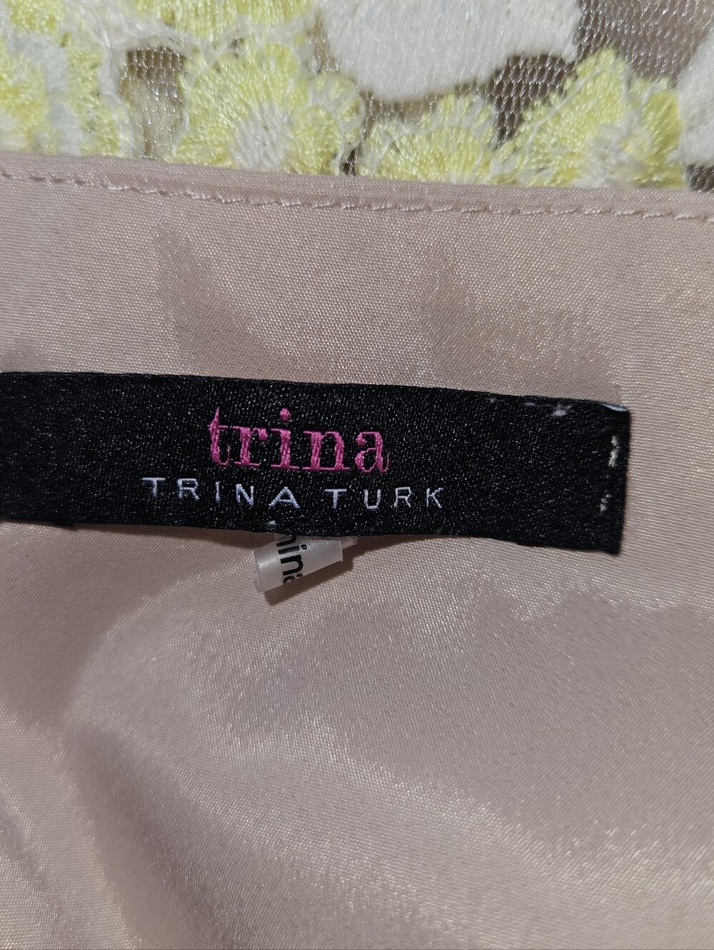 Trina Turk Arroyo Tea Length Lace Dress - Picture 5 of 9